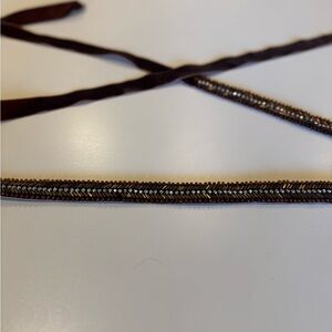 Elegant Brown Beaded Women's Accessory